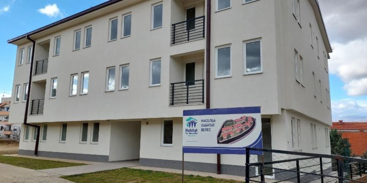 Sixth apartment building dedicated in Veles